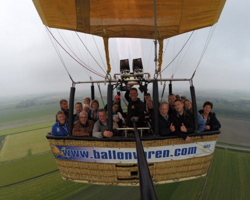 Ballonvaart vanaf Nieuwe Niedorp met BAS Ballon